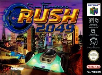 San Francisco Rush 2049 (Europe) (En,Fr,De,Es,It,Nl) box cover front